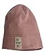 Lilano, Kinder/Baby Beanie Mütze, 70% Wolle (kbT), 30% Seide, 210 g/m² (DE/NL/SE/PL, Alter, 3 Monate, 6 Monate, Mauve)