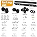 No Stud TV Wall Mount for 12-55 inch TVs, No Drill TV Mount Holds up to 100 lbs,Studless Drywall TVs Bracket, Bubble Level Included, Low Profile, Non Screw, Easy to Install for Bedroom Living Room