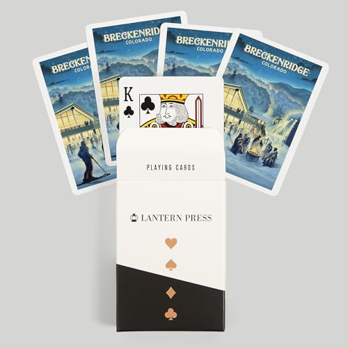 Baraja de 52 cartas estilo póker Breckenridge Colorado miniatura 6
