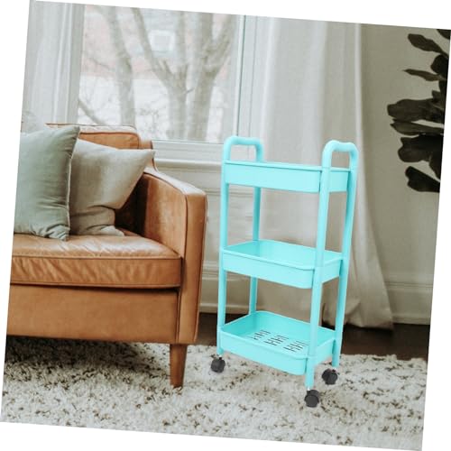 Yardenfun Carrinho Rack Carrinho De Armazenamento De 3 Camadas Carrinho De Armazenamento Organizador