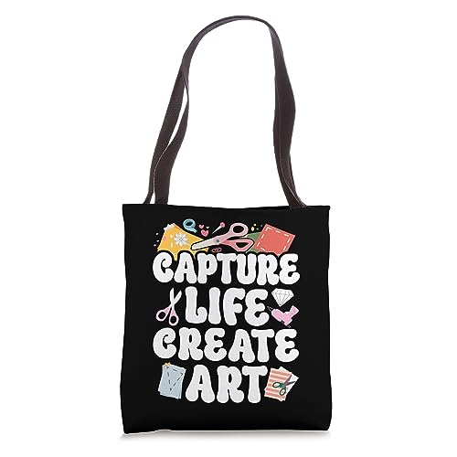 Bolsa Tote Scrapbooking Capture Life Create Art miniatura 1