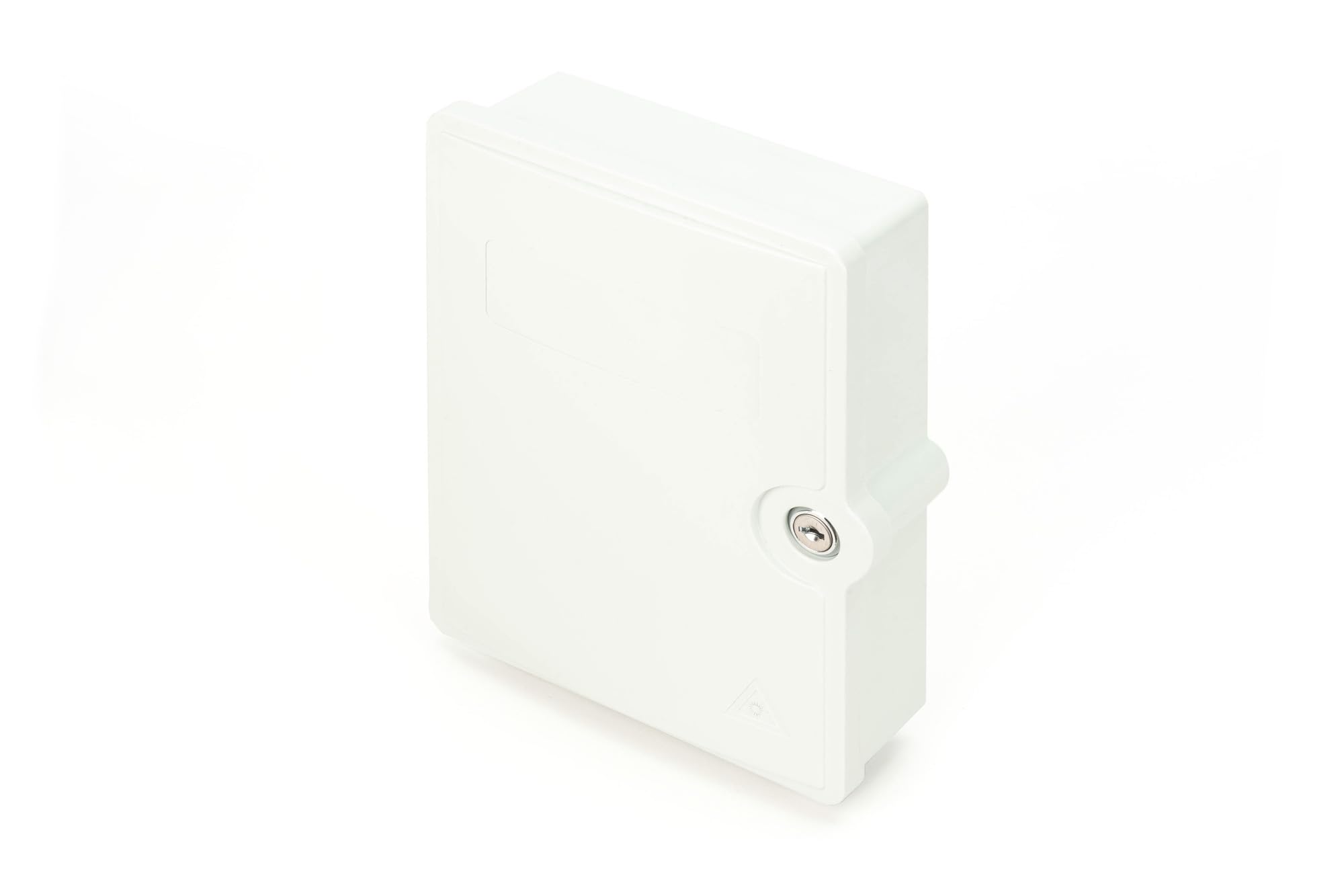 DIGITUS Carcasa de conexión de fibra óptica – OS2-3 adaptadores LC/APC cuádruples premontados – 12 fibras – FTTH FTTB – para interior y exterior – IP65 - Gris