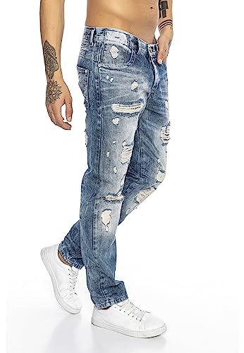 Redbridge Jeans strappato da Uomo Pantalone in