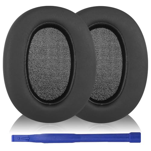 Adhiper Repuestos Earpads Almohadillas Auditivas para Auriculares Sony ULT WEAR Over-Ear | Almohadillas con Cuero Proteico Suave, Espuma de Memoria para Aislamiento de Ruido ULT WEAR (Negro) miniatura 1
