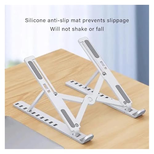 Soporte Elevador para Laptop y Notebook Blanco miniatura 2