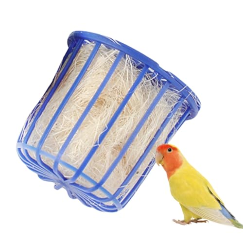 Jaula para pájaros, para periquitos para jaula, cómoda cesta suave para periquitos que anidan | Cesta para cría, refugio multifuncional para loros, periquitos