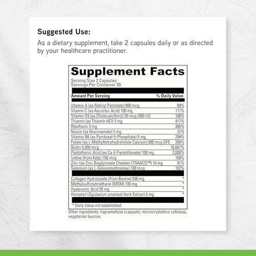 DaVinci Labs Hair, Skin & Nails, 60 Capsules - image 6
