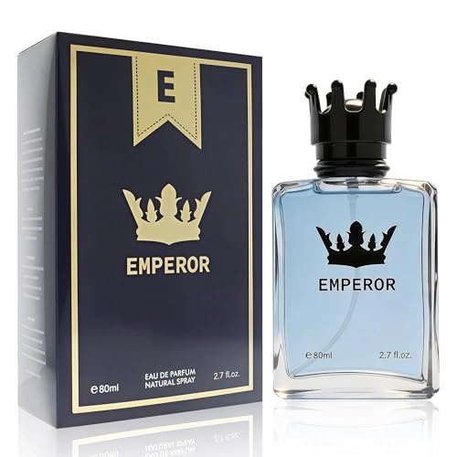 Image of AFLUXE Emperor Eau de Parfum for Men, Long Lasting Aromatic Citrus Woody Cologne, Elegant Mens Fragrance, 2.7 fl oz (80 ml)