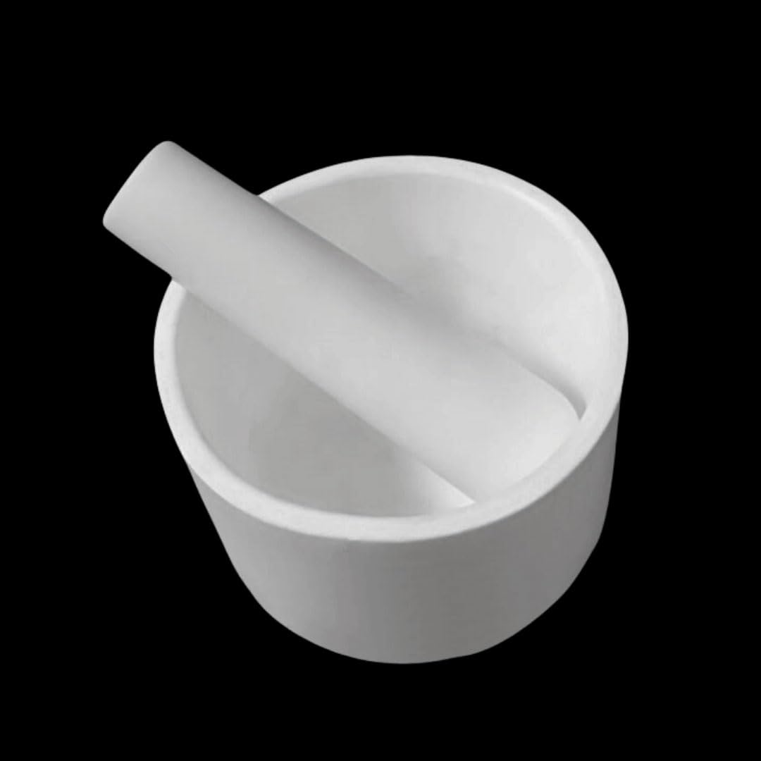 PTFE Grinding Bowls - Acid and Resistant PEFT Jars for Laboratory Use, 1pc, 250℃ Max Temp