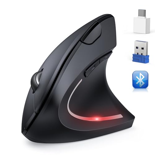 TECKNET Ratón Vertical Bluetooth