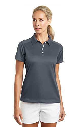 Nike Golf - Ladies Dri-FIT Pebble Texture Polo Dark Grey