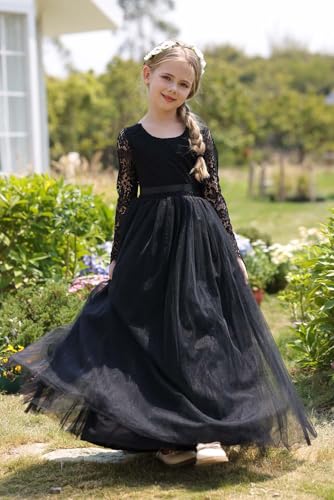 Bow Dream Lace Flower Girl Dresses Bridesmaid Wedding Party2