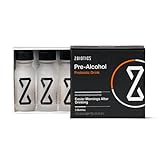 ZBiotics — Feel Better After Drinking, Wake Up Refreshed, Science-Backed, Patented Probiotic for Easier Mornings, Travel-Friendly, 3-Pack of 0.47 Fl Oz Bottles