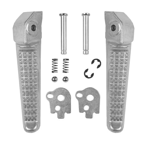 Repose-pieds arrière moto argent pour CB400 VTEC Hornet 250