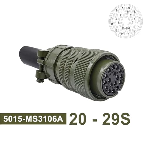 Conector circular MIL STD 5015 MS3106 para entornos industriales exigentes 2