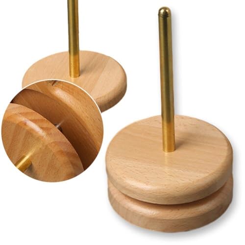 Porte-fil en bois Sanfly pour tricoter sereinement dans votre salon - 4