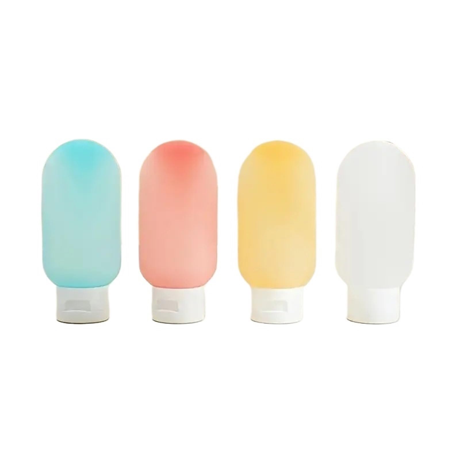 ZHSOAO 8pcs Refillable Plastic Travel Bottles - 2.03oz Leakproof Containers With Bag For Shampoo, Lotion & Cosmetics for Travel