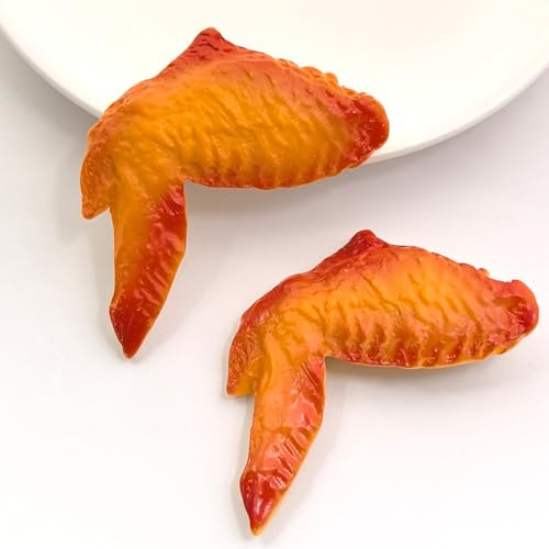 2 Piezas Pinzas de Pelo con Forma de Alitas de Pollo miniatura 5