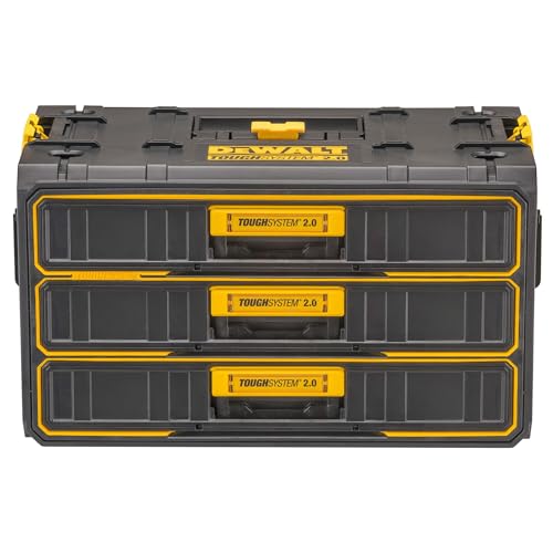 DEWALT TOUGHSYSTEM 2.0 Tool Organizer and Storage 3 Drawer Unit (DWST08330)