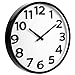 Crosstime 16 Inch Large Wall Clock Battery Operated Silent with Big Numbers Easy to Read, Analog Quartz Modern Clock for Living Room, Office, School or Seniors