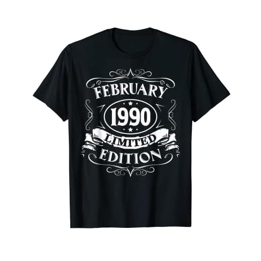Regalo de edición limitada de febrero de 1990 nacido en febrero de 1990 Camiseta