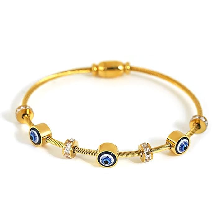 Glamlife Evil Eye Bracelet for Womens and Girls | Evil Eye Bracelets Kada for