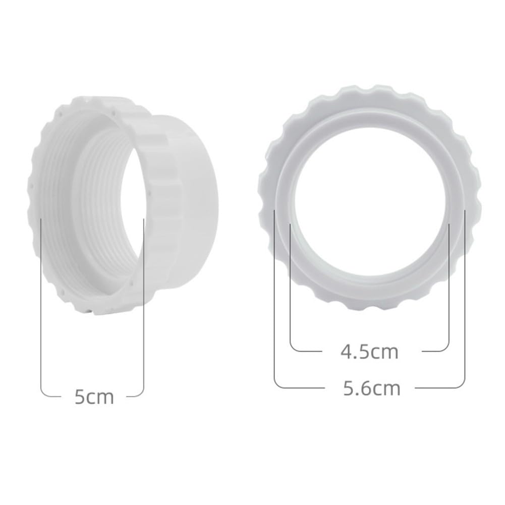 Fontaine solaire blanche pour piscine, lumières télécommandées, pulvérisation réglable en hauteur, compatible hors sol