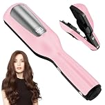 Split end Remover, Mini Hair Repair Tool for Split Ends, removes Split Ends and Broken Hair Tips Quickly and Effectively, with LED Display, Damaged Hair Trimmer for Broken, Dry, Brittle (Pink)