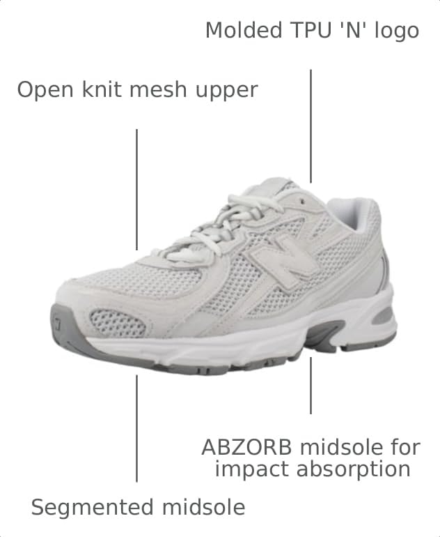 Image of New Balance Men's MC996 Lightweight Tennis Shoe