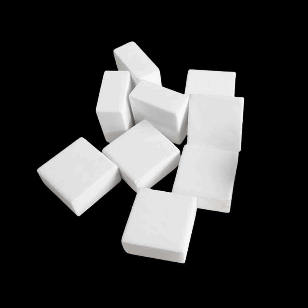 Fogli in ceramica allumina - Piastre isolanti ad alta temperatura per uso industriale, 20 x 150 x 20 mm, durevoli e resistenti al calore, 1 pezzo