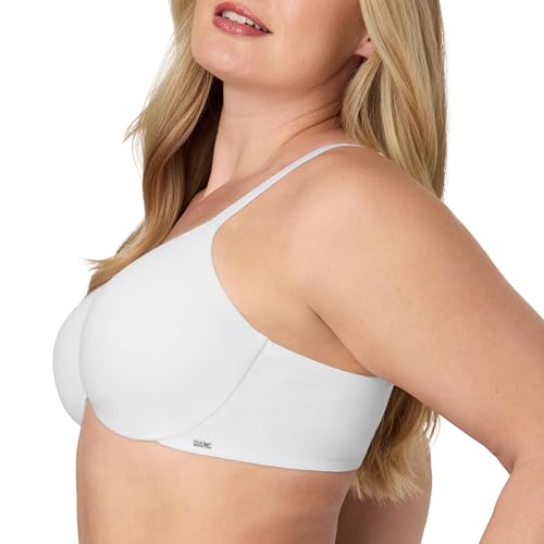 Image of Bali Womens T-Shirt Bra, Cotton Collection Underwire Bra for Women, Full Coverage, Moisture-Wicking