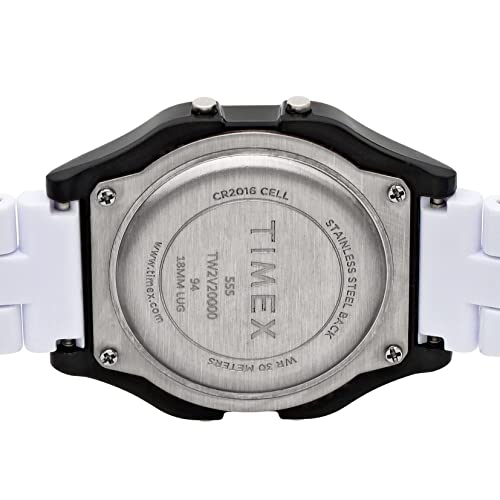 [TIMEX(タイメックス)]タイメックス ユニセックス 腕時計 クラシックデジタル タイルコレクション ブラック文字盤 クォーツ TW2V20000-1 ホワイト [並行輸入品] 商品画像5