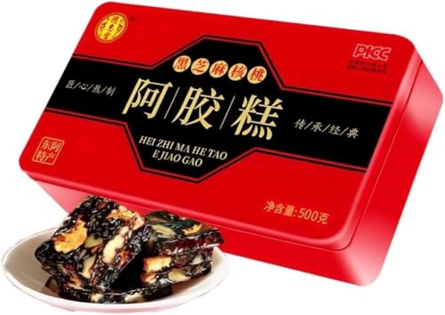 Galettes d'Éjiao au sésame noir 500g, la solution naturelle contre la fatigue quotidienne