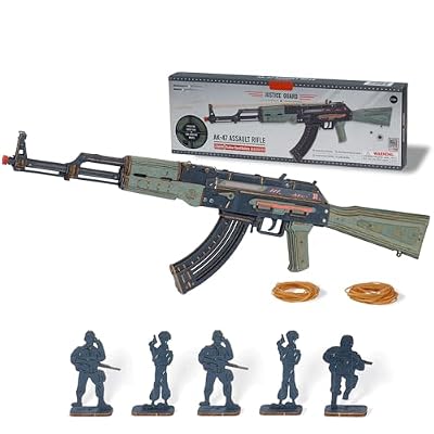 RoWood 3D Puzzles for Adults,Wooden Puzzles for Adults,Assembly Time 6H,Rubber Band Gun Toy Model Kit,Birthday/Christmas/Creative Gifts