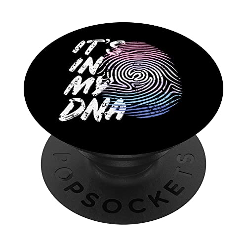 Bigender Pride Fingerprint It's In My DNA PopSockets Swappable PopGrip
