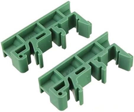 Hgala 4pcs PCB Din Rail Adapter Circuit Board Mounting Bracket Holder Carrier 35mm