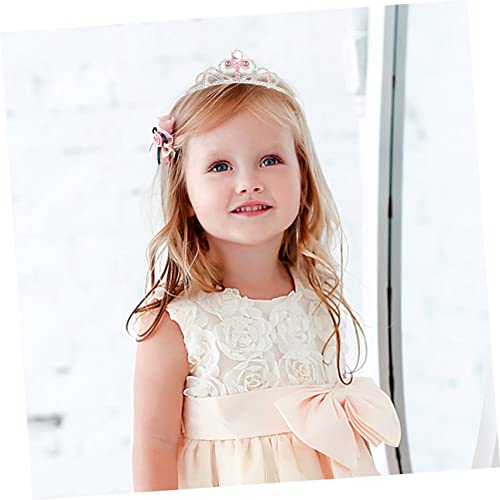 STAHAD 1 Peça Coroa Infantil Tiara Acessórios De Cabelo Para Meninas Tiara Meninas Grampos De Cabelo