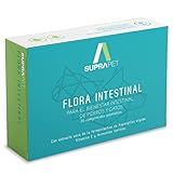 Suprapet, Flora Intestinal para Perros y Gatos 30 comprimidos - Alimento Complementario Natural con Fermentos Lácticos, Probióticos, Vitamina C para Intestino, Flora Bacteriana y Defensas Inmunes