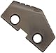 Karnasch 2230100370 Plättchen für Alu, Messing, Kupfer, Stahlpulver 25, 37.00mm Durchmesser, 132° Stichwinkel