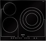 9 niveles de potencia Mepamsa Vt Md 613 G Placa de vitroceramica, 1850 W, Cerámico, Negro