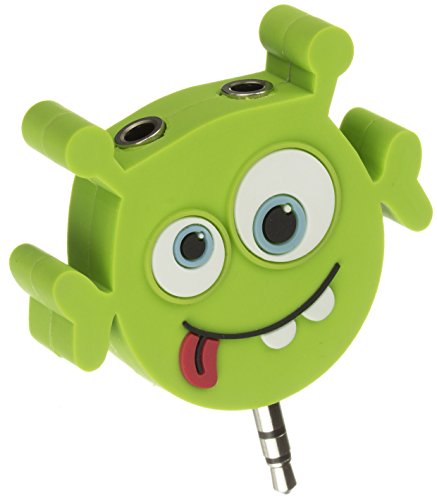 My Doodles DDSPLALI - Cable divisor de auriculares con personajes infantiles compatible con smartphones, móviles, tabletas, y dispositivos MP3, diseño extranjero