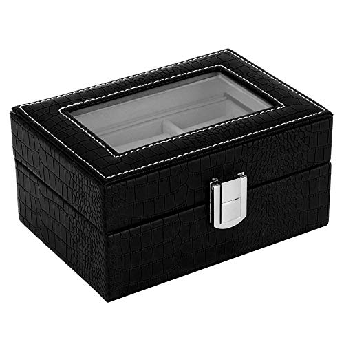 Boîte de rangement bijoux portable noire pour ranger vos bagues - 3