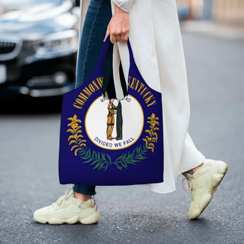 Sac en toile de coton noir Kentucky finition soignée taille unique - 7