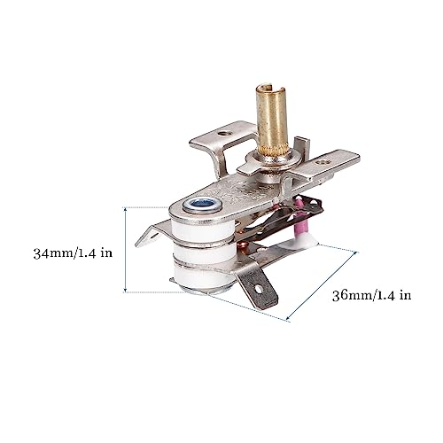 QUARKZMAN AC 250V/125V 16A 70 Grad Bimetall Einstellbar Temperatur Heizung Thermostat Backofen Thermostat Schalter für Elektroheizungen