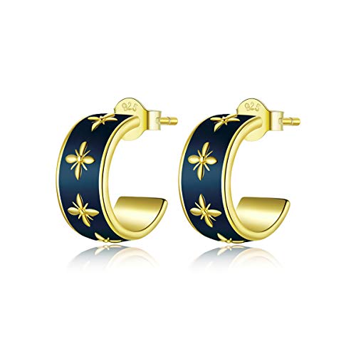 Boucles d'oreilles orchidées en argent pour illuminer vos fêtes