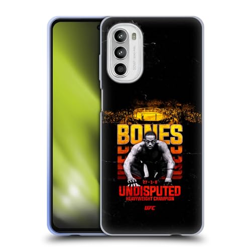 Head Case Designs Officially Licensed UFC Heavyweight Champion Jon Jones Soft Gel Case Compatible with Motorola Moto G52