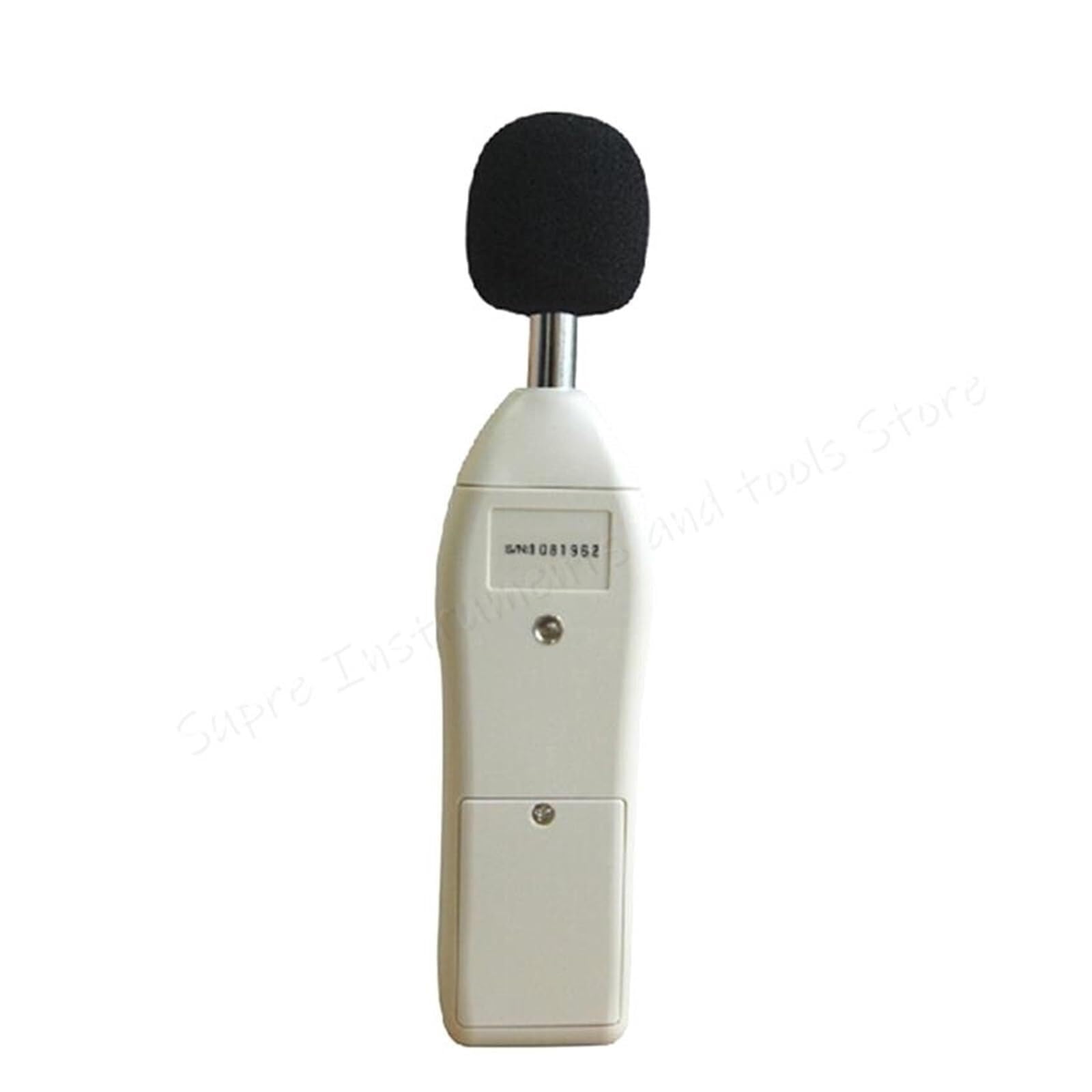 misuratore di decibel， Rilevatore di livello rumore portatile, display LCD, misurazione accurata dei dB, design compatto, con parabrezza