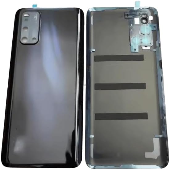 YOOOKOOO Compatible Rear Back Cover for vivo iQOO 3 5G – Battery Door Housing Replacement Part (Silver No Lens)
