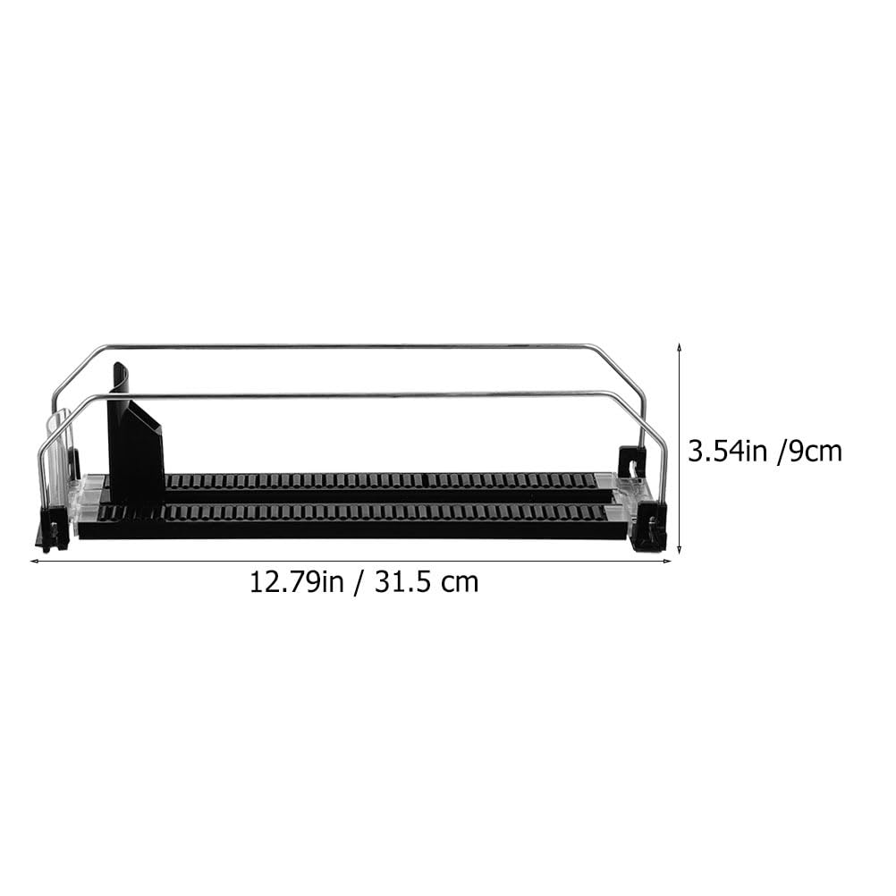 iplusmile Lot de 2 mini distributeurs de boissons automatiques en plastique noir pour magasin de commodité, supermarché, maison, réfrigérateur