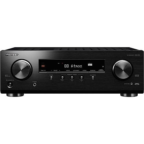 Pioneer Vsx-534-B Receptor (5X150 Vatios, Dolby Atmos, DTS:X, Virtualizador de Altura Dolby Atmos, Calibración Automática Mcacc, Recuperador de Sonido Avanzado, Bluetooth, USB)